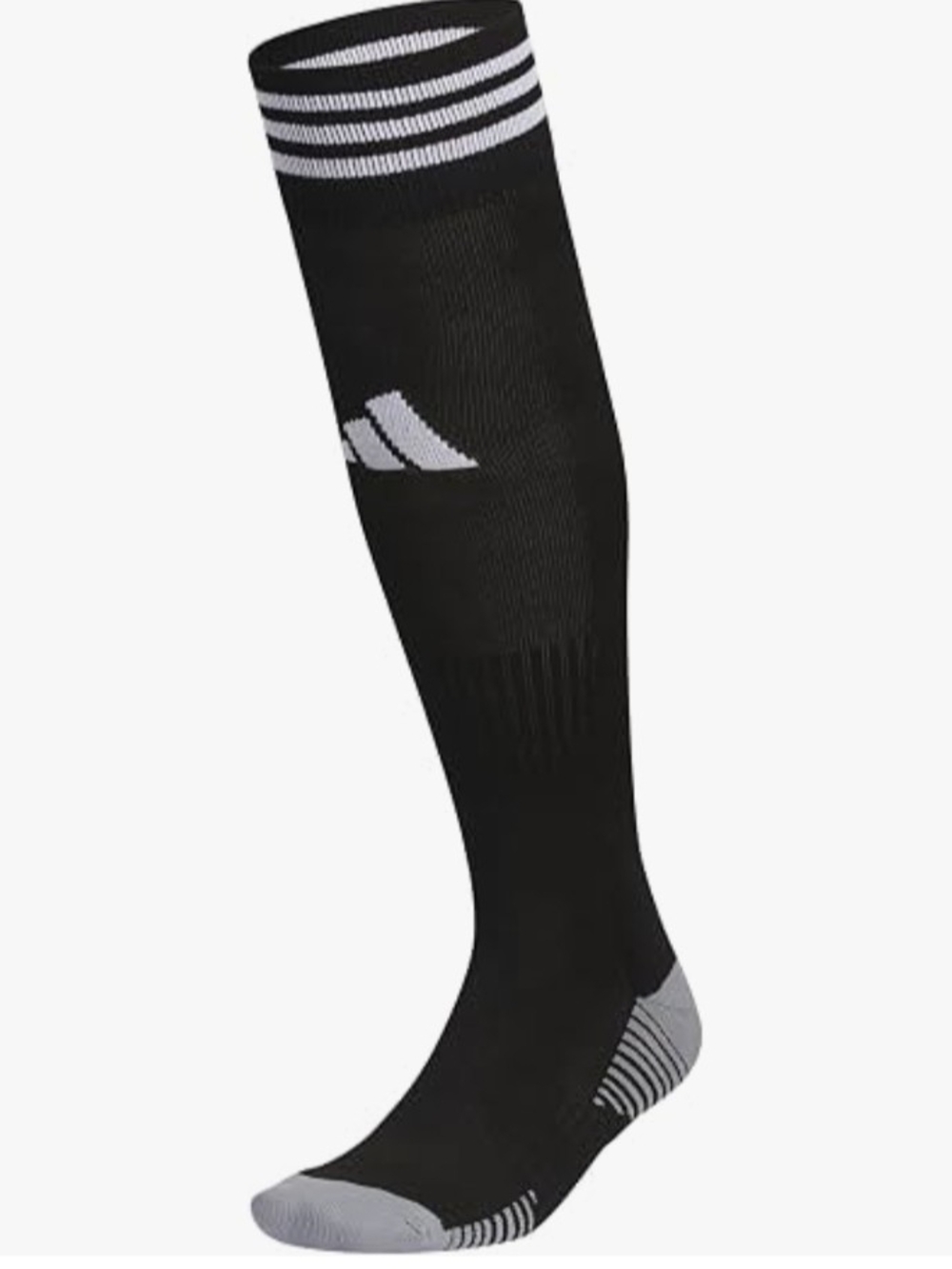 Adidas Climalite Knee-high Soccer Socks with Gray Accents